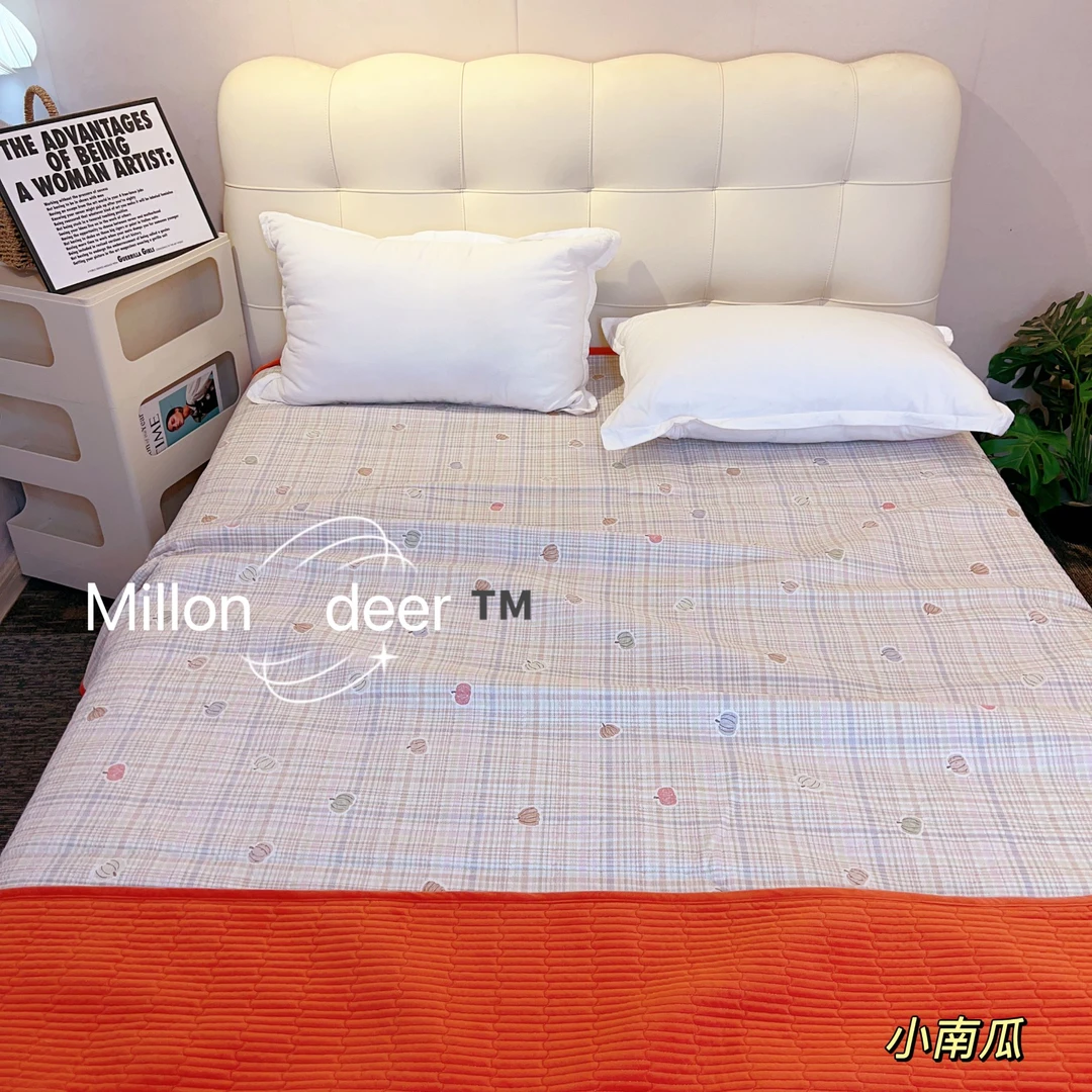 宝宝绒床盖大尺寸 一面纯棉一面宝宝绒夹棉加厚床单四季款榻榻米