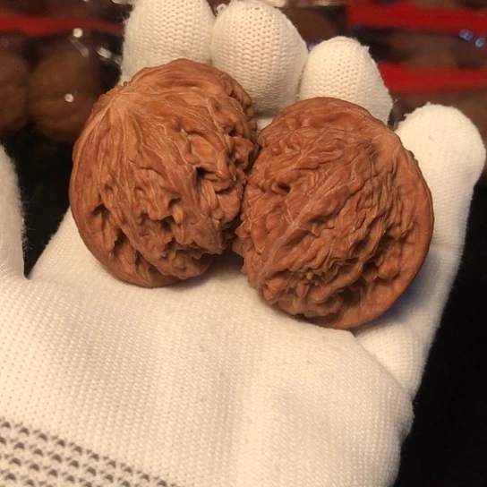 文玩核桃把件磨盘异形