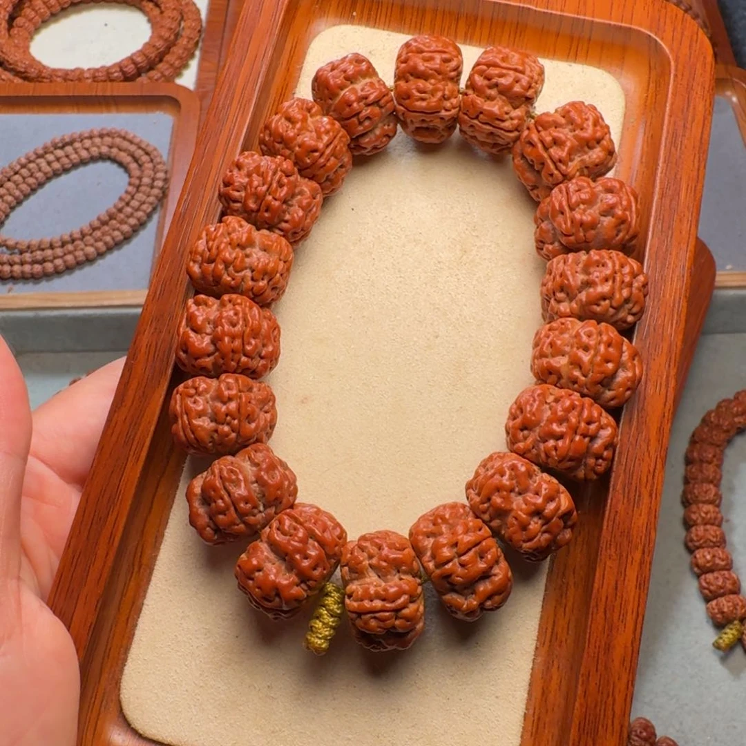 手串金刚菩提@*信帝王龙方墩梅花20