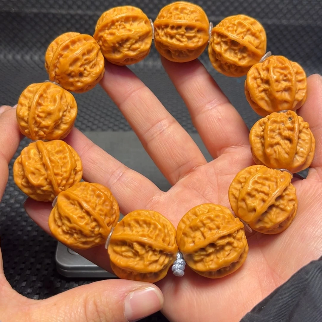 文玩核桃吊坠杨*毕业款京八棱龙脊背24➕