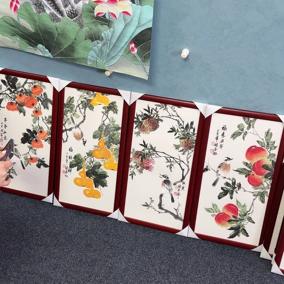 纯手绘年画好作品