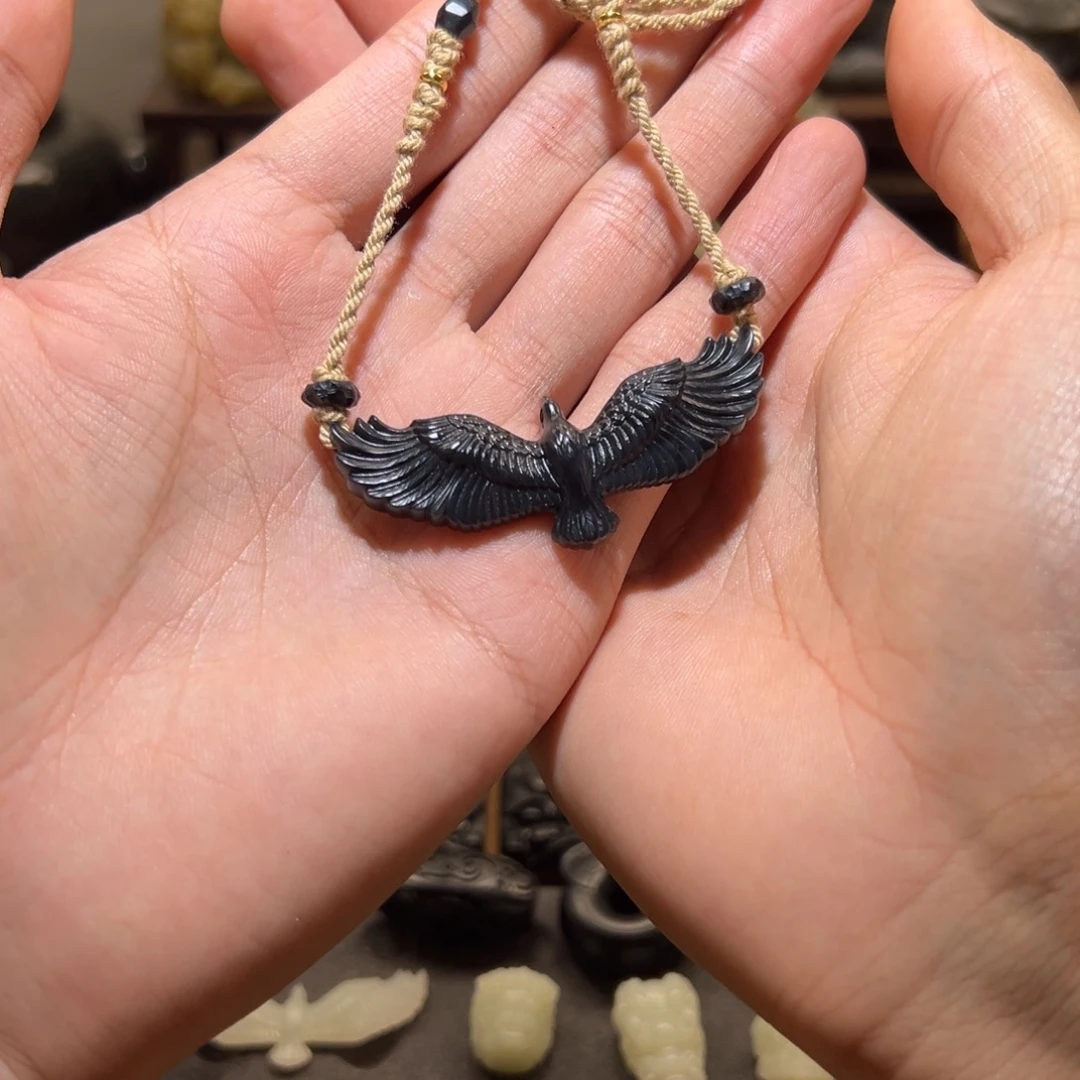 郸***马和田玉未镶嵌挂件