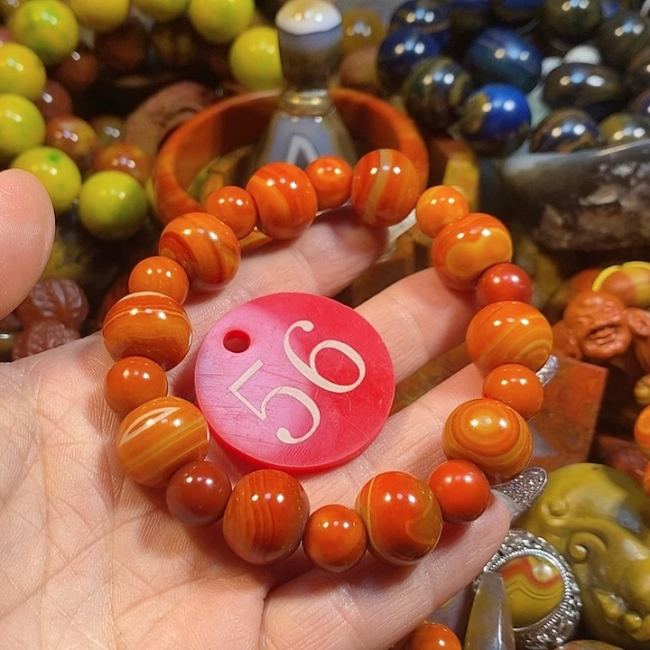 玛瑙/玉髓手镯未镶嵌帅*