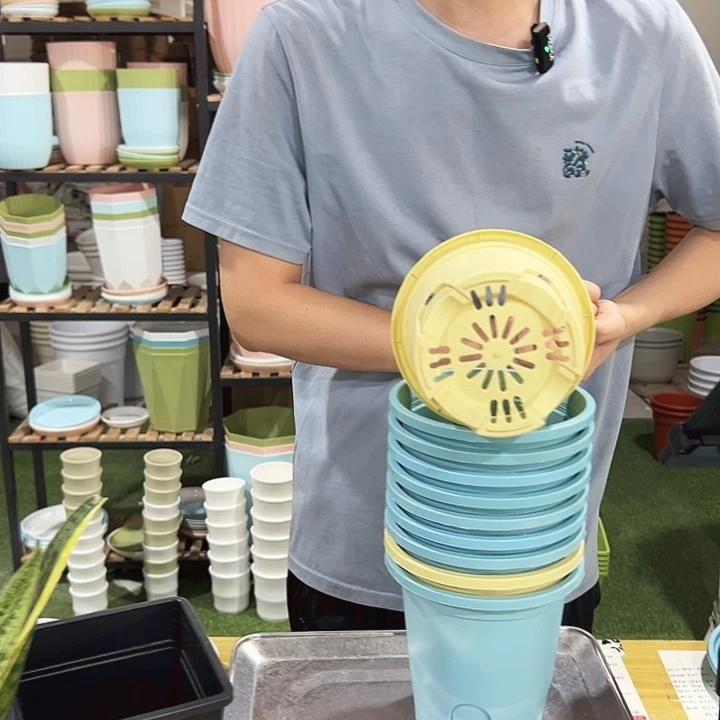 圆形控根口15高15混色无托10只
