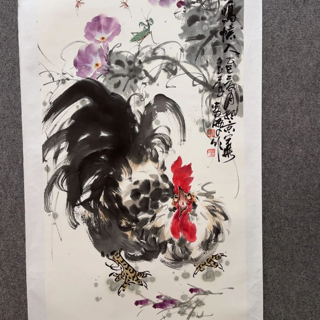 国画娄鹏老师手绘作品