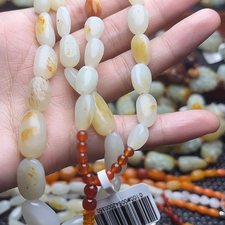 和田玉手链未镶嵌挥*