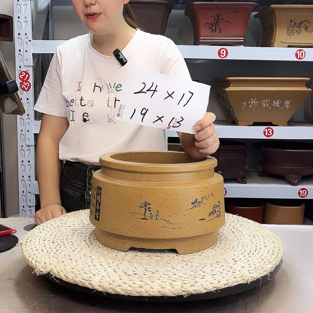 紫砂花盆紫砂花盆
