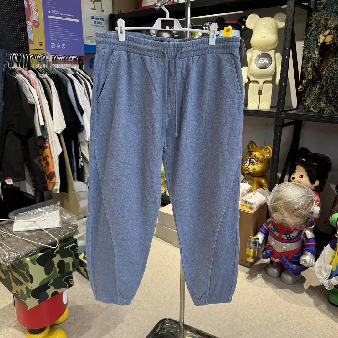 ki牌 深燕麦灰 卫裤 背后口袋 logo