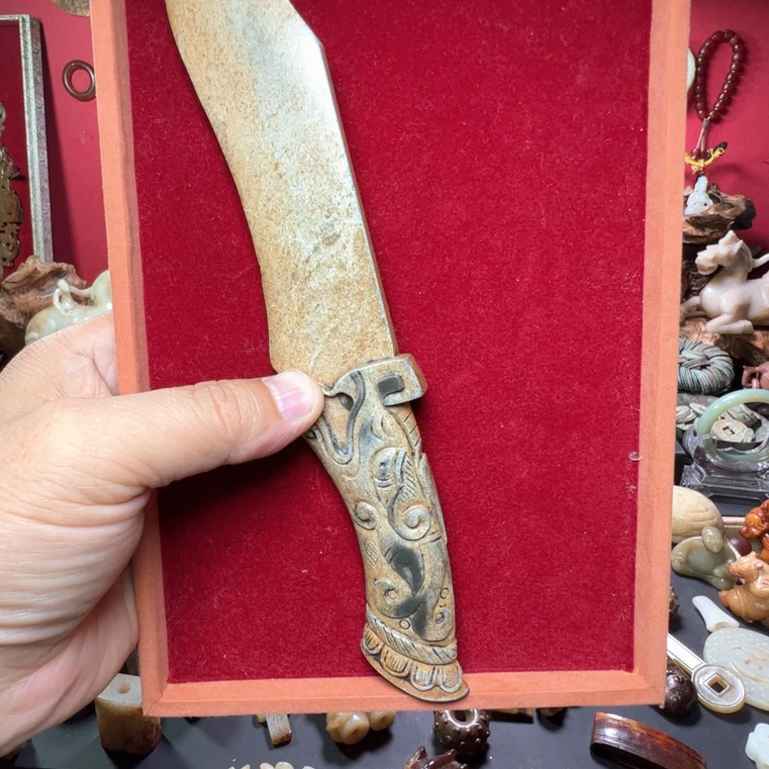 和田玉未镶嵌挂件缠****盘