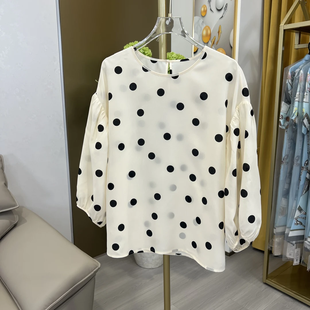 【宸慕】新款波点气质时尚小上衣25510