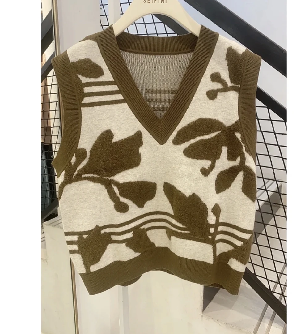 诗～春季针织马甲