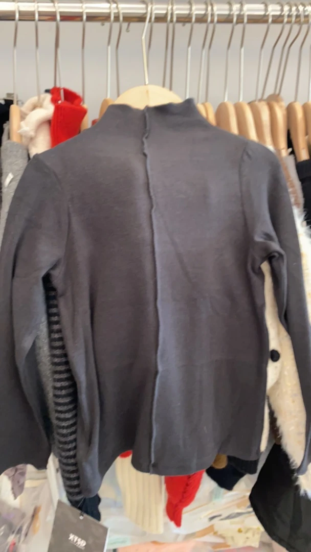 印花长袖极简风百搭高领打底