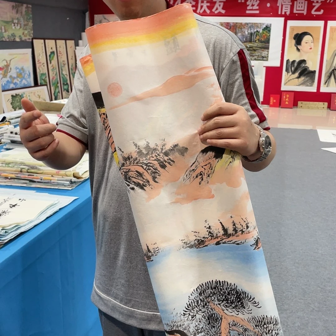 国画今天早上起来发现
