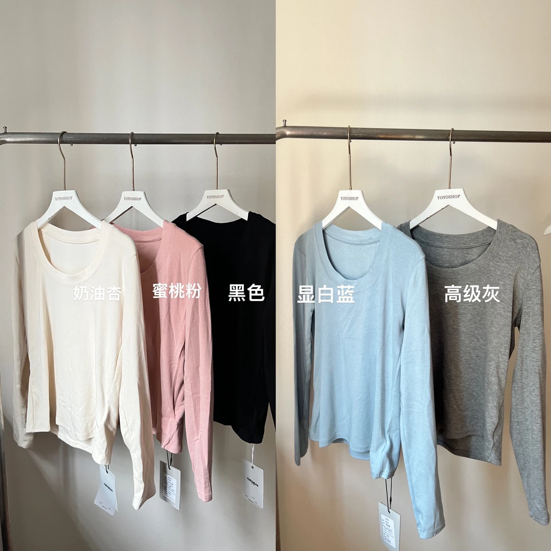 GRR,【春天打底】锁骨领纯纯高质感打底