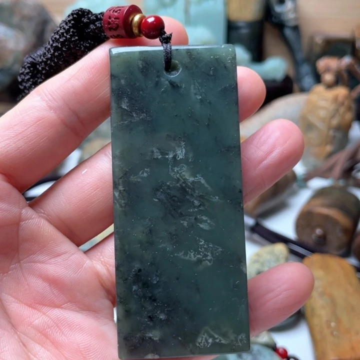 岫岩老玉（透闪石质玉）挂件未镶嵌