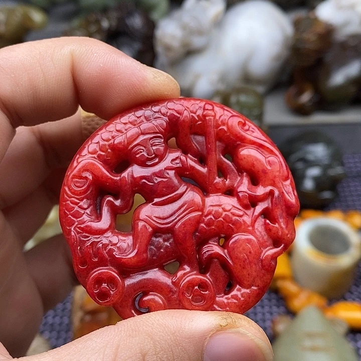 未镶嵌蛇纹石玉颈饰