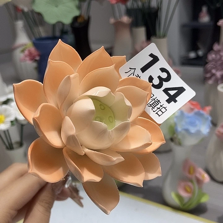 陶瓷纯手工捏花设计