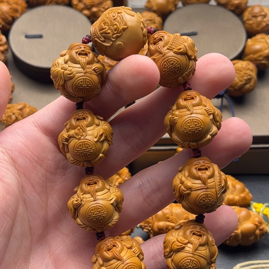 喜***️手串/手链橄榄核财神