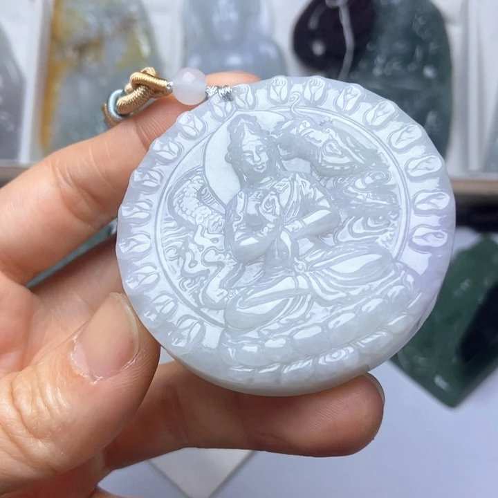翡翠未镶嵌挂件翡翠