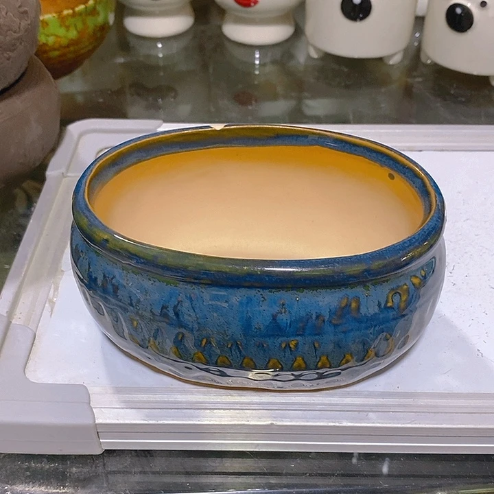 紫砂花盆多肉绿植瑕疵盆有孔