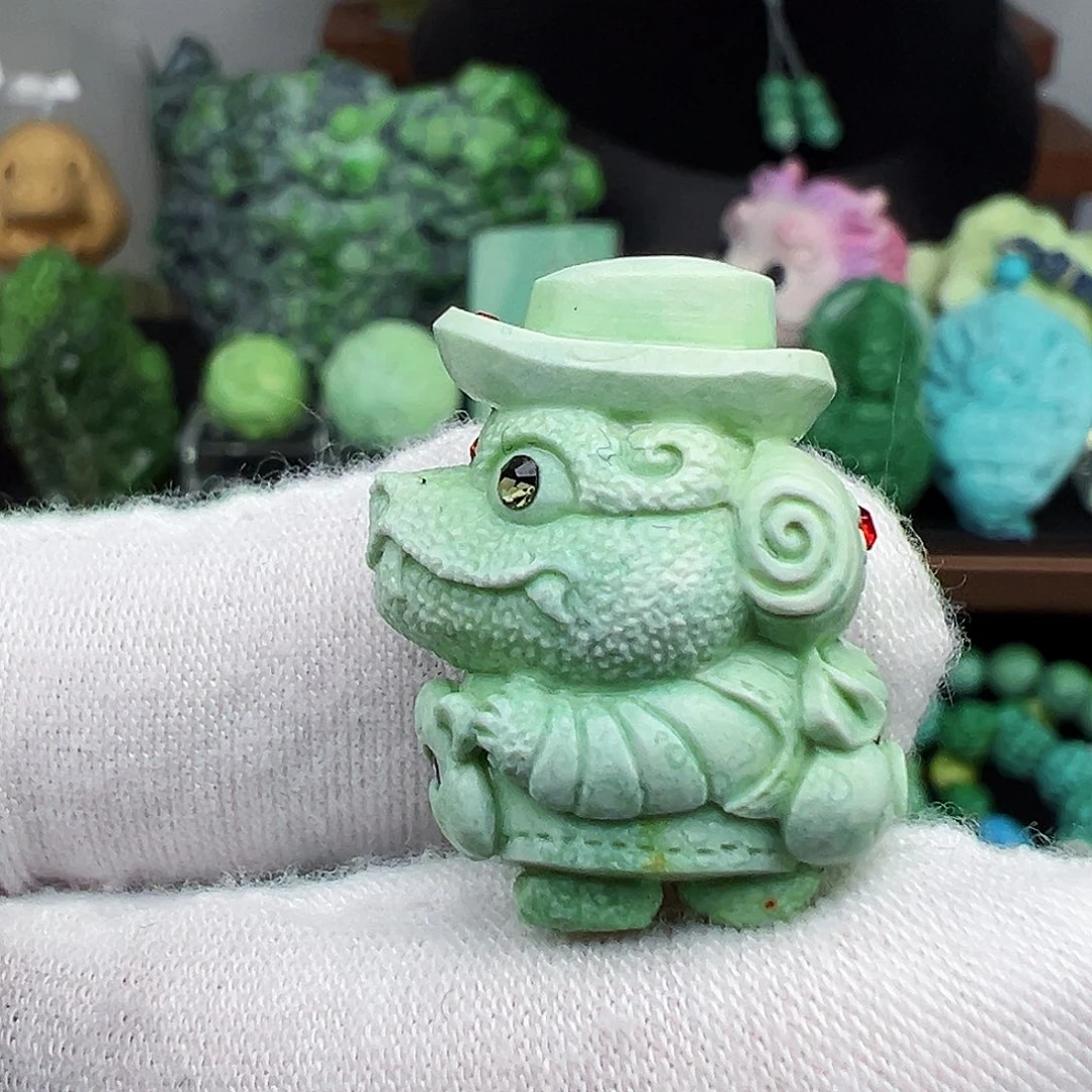 绿松石未镶嵌绿松石主播璐璐