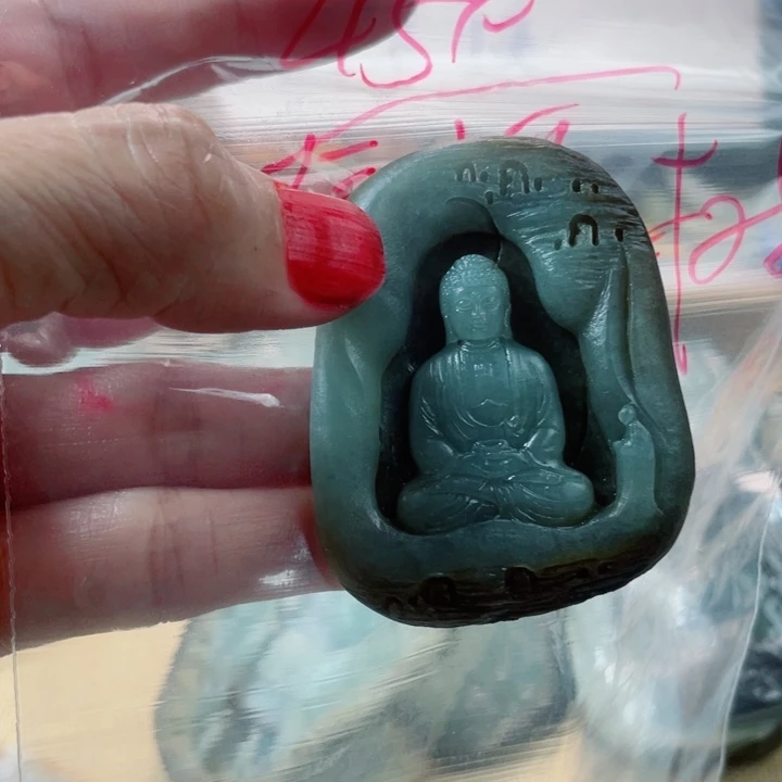氧***脚未镶嵌定制翡翠毛货