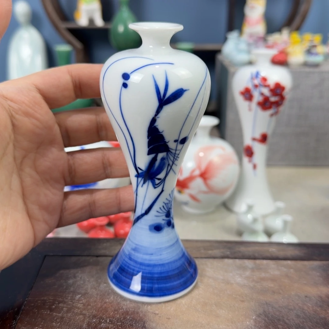 陶瓷手工小花器摆件