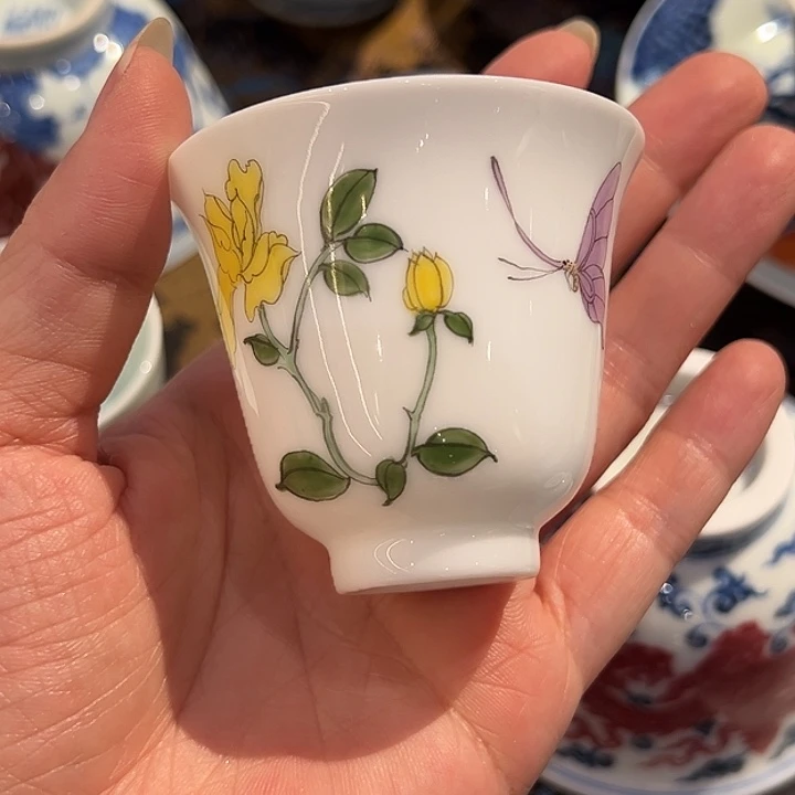 下播福利手工手绘杯杯杯