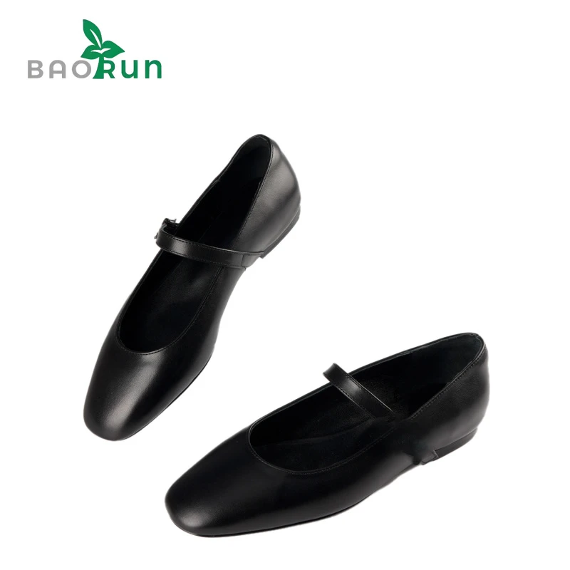 原创【平底玛丽珍】鞋面牛皮 亲肤羊皮内里 真皮大底 跟高1cm女士