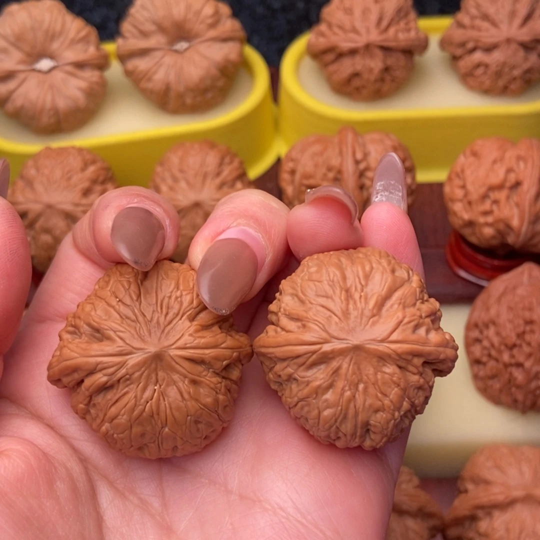 文玩核桃把件35铁锤