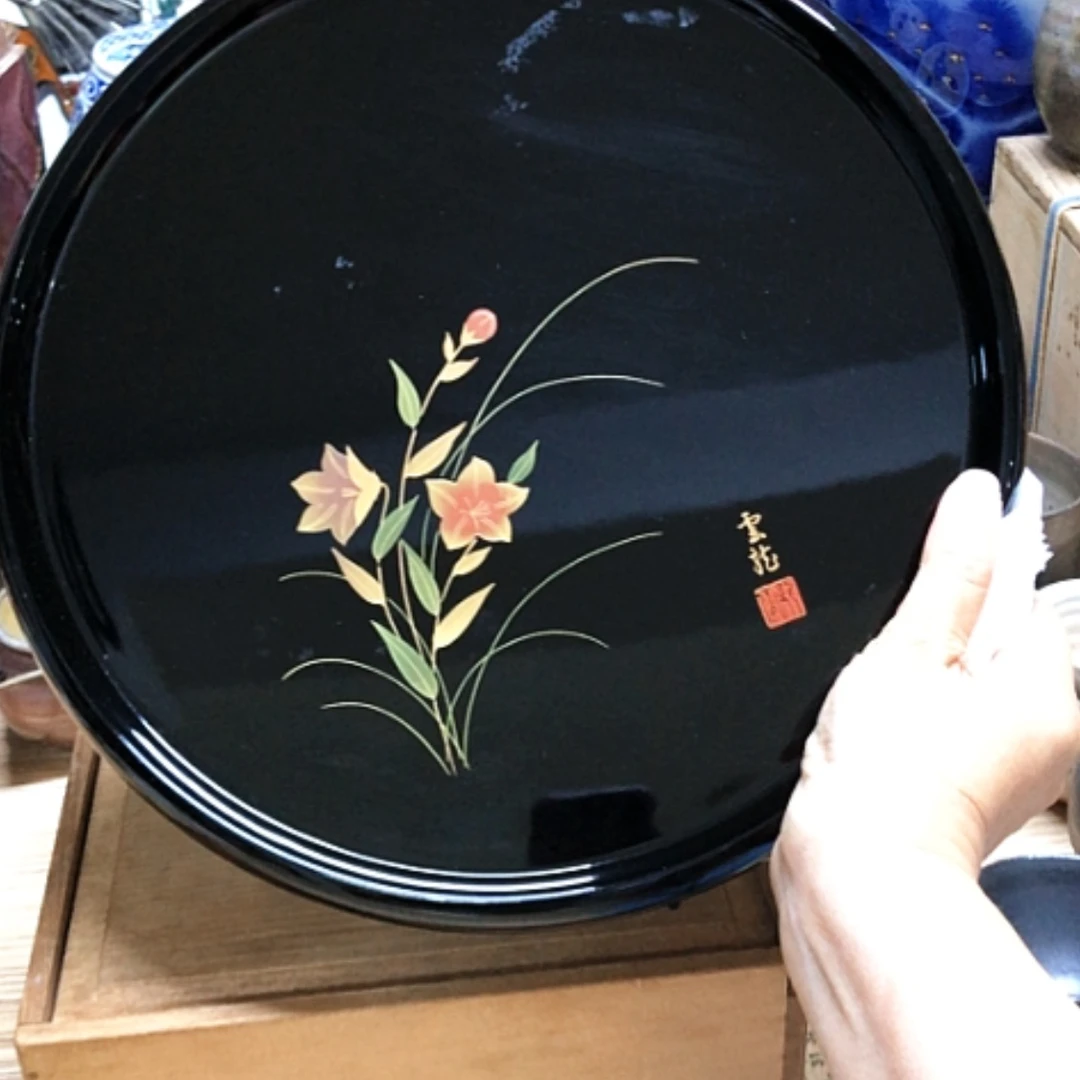 【闪购商品】碗有使用是实木大漆直径30