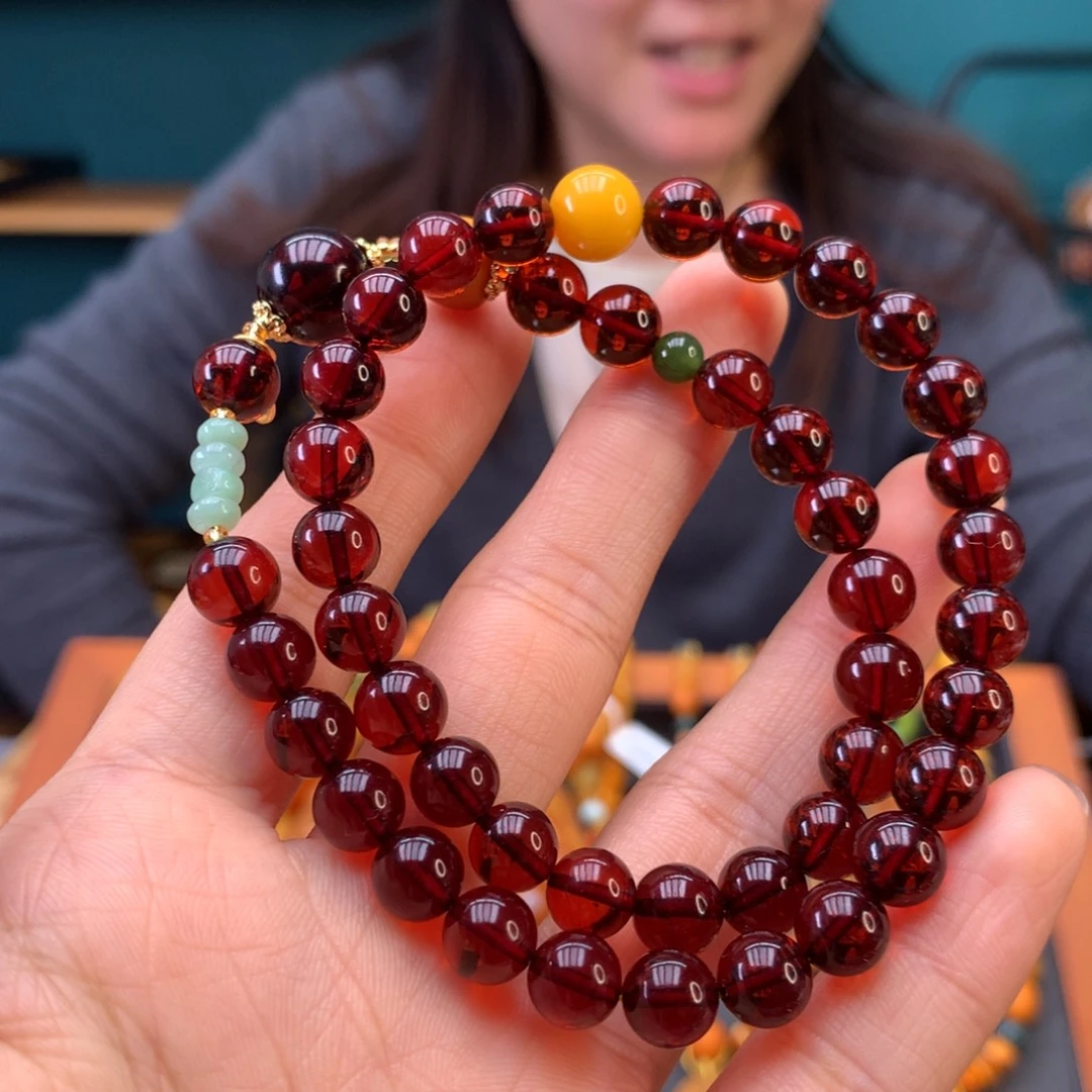 血珀未镶嵌手串多样性发