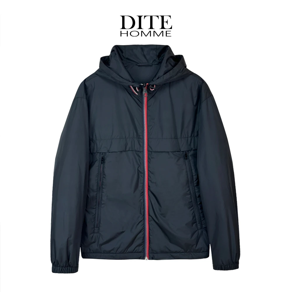 Dite2025年秋冬季男士新款短款百搭时尚连帽运动保暖休闲夹克防风