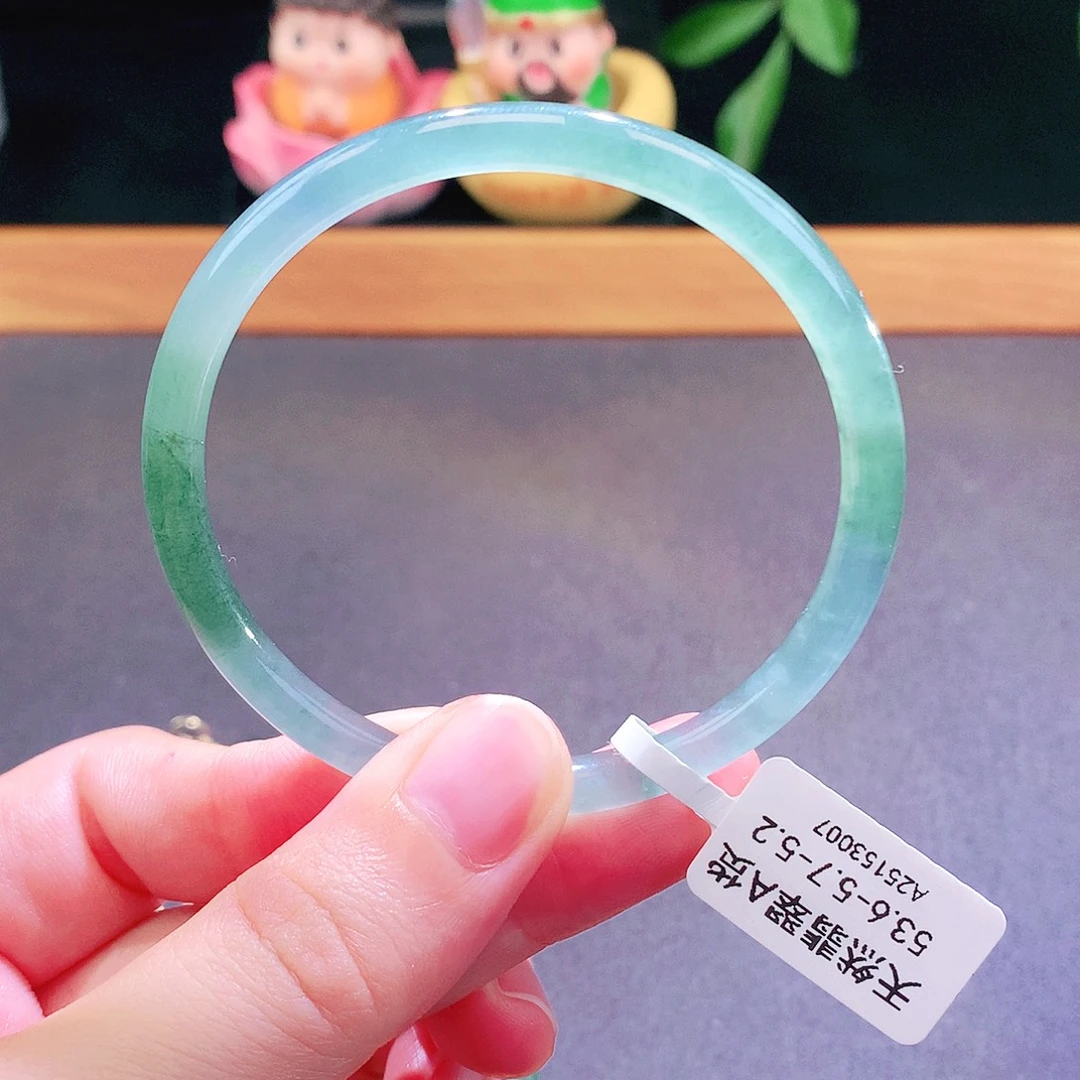 翡翠未镶嵌手镯天然翡翠