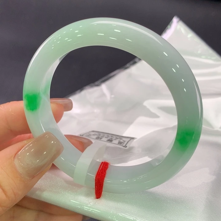 未镶嵌手镯翡翠正圈52-53