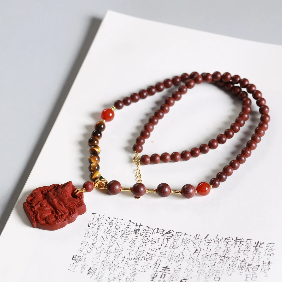 古法合香系列【凤九】花蕊夫人香方纯手工6MM毛衣链HX007