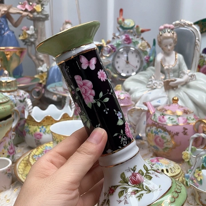 杯碟陶瓷摆件陶瓷