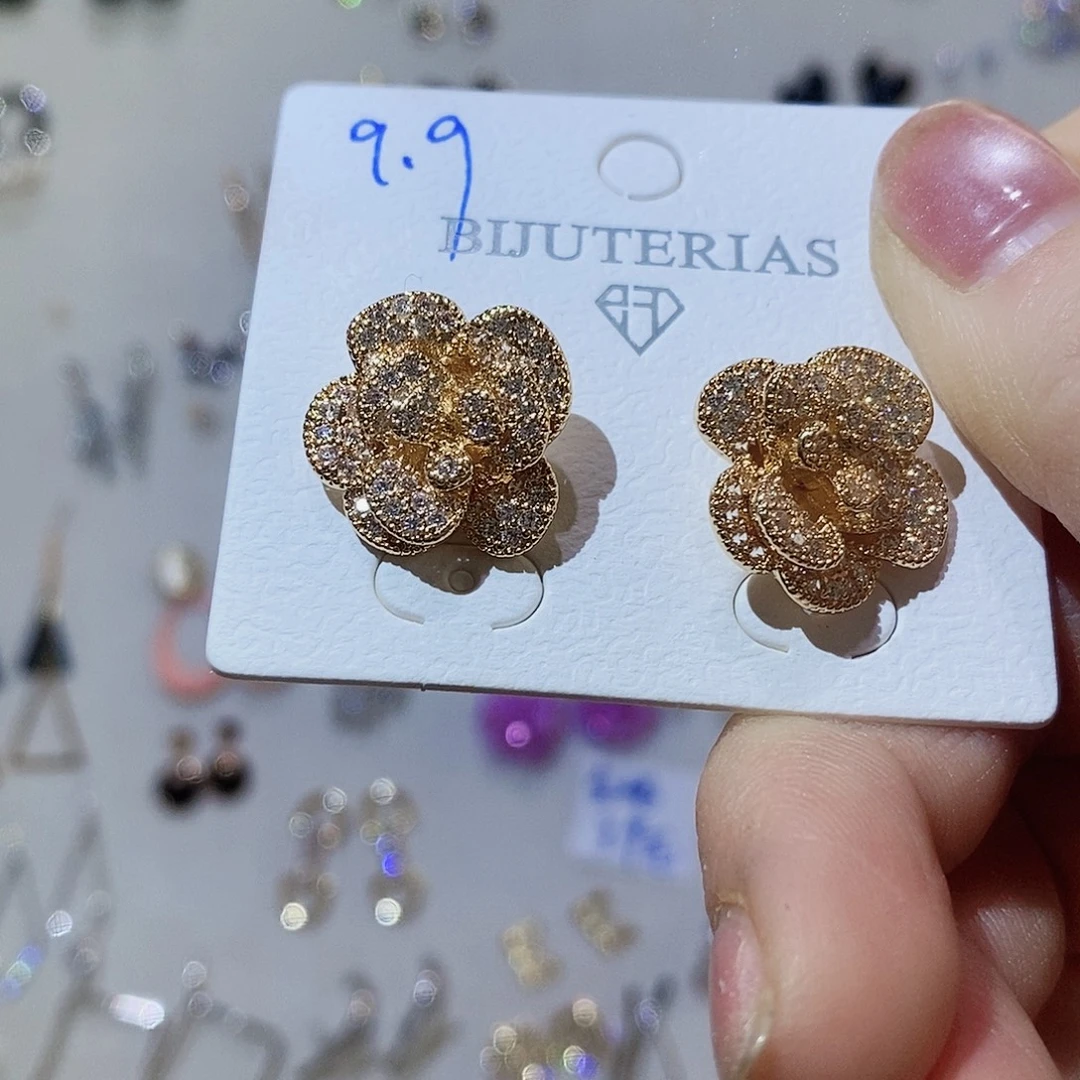 耳饰银S925镶嵌淡水珍珠