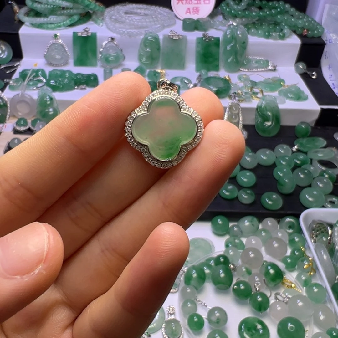 石英岩玉非洲翠未镶嵌