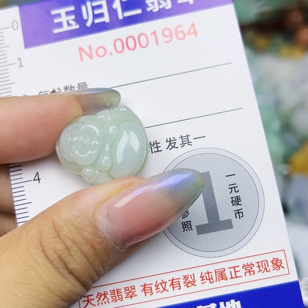 翡翠未镶嵌吊坠(不含链)111