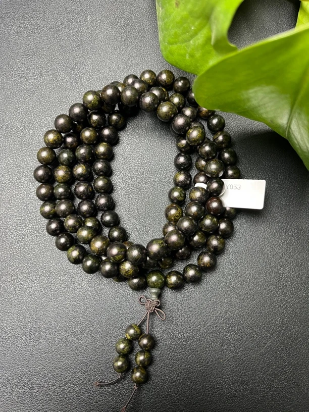 【小茜】FY053沉木圆珠手链