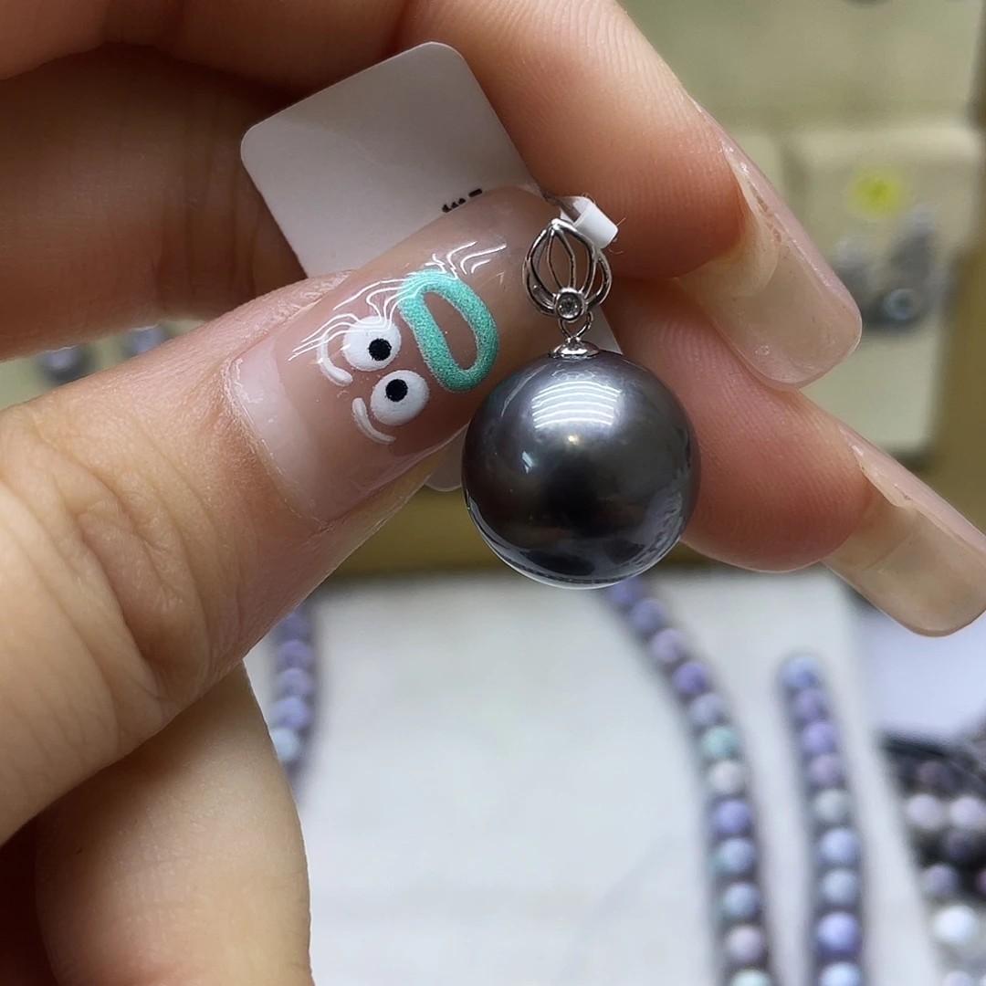 海水珍珠18K金镶嵌颈饰