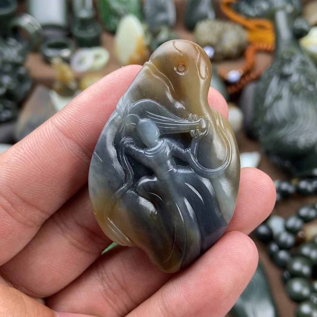 和田玉挂件未镶嵌