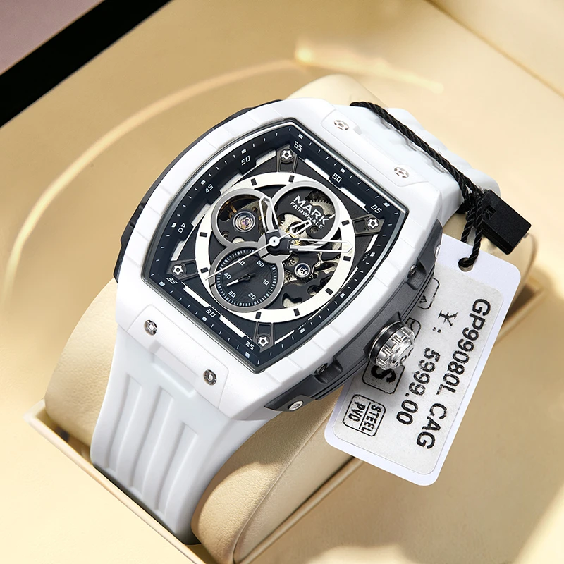 【专柜爆款】马克华菲新款男士时尚防水镂空全自动机械手表6003商品图