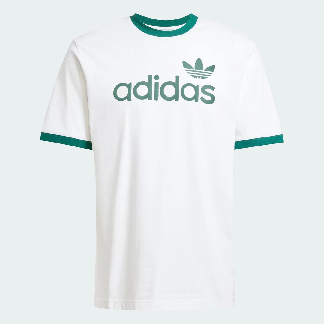 adidas/阿迪达斯夏日户外男子透气复古运动短袖休闲圆领T恤JC8371