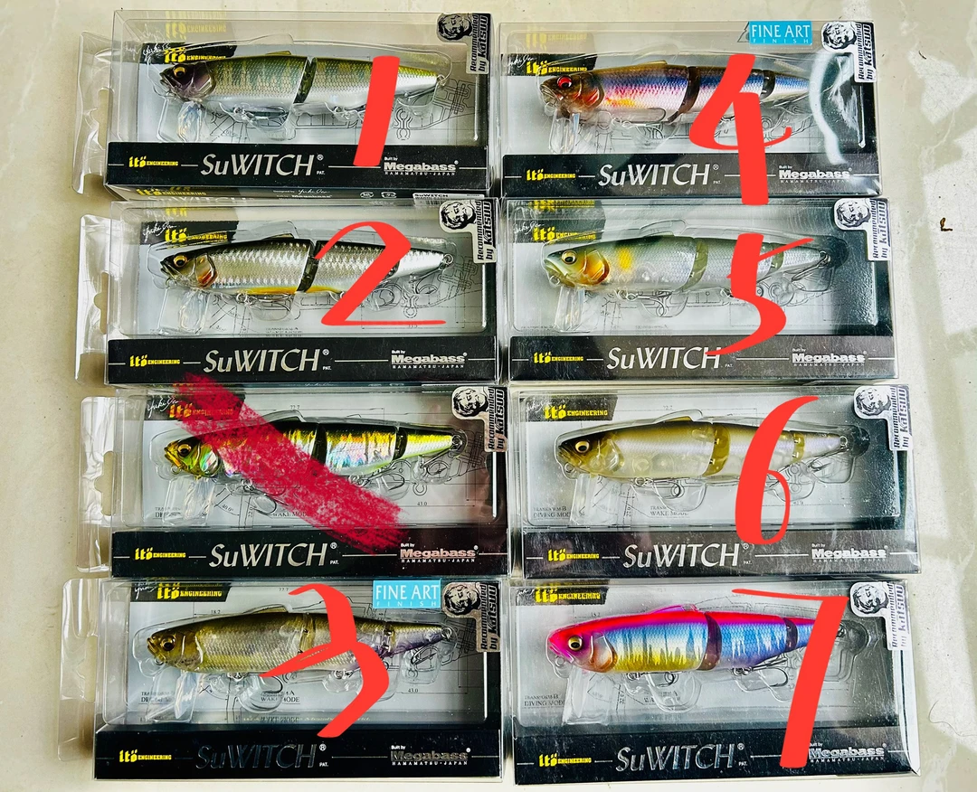 Megabss switch 多节鱼可调节舌板