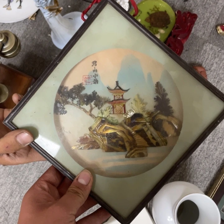 玻璃手工艺品陶瓷盘子碗啥都有