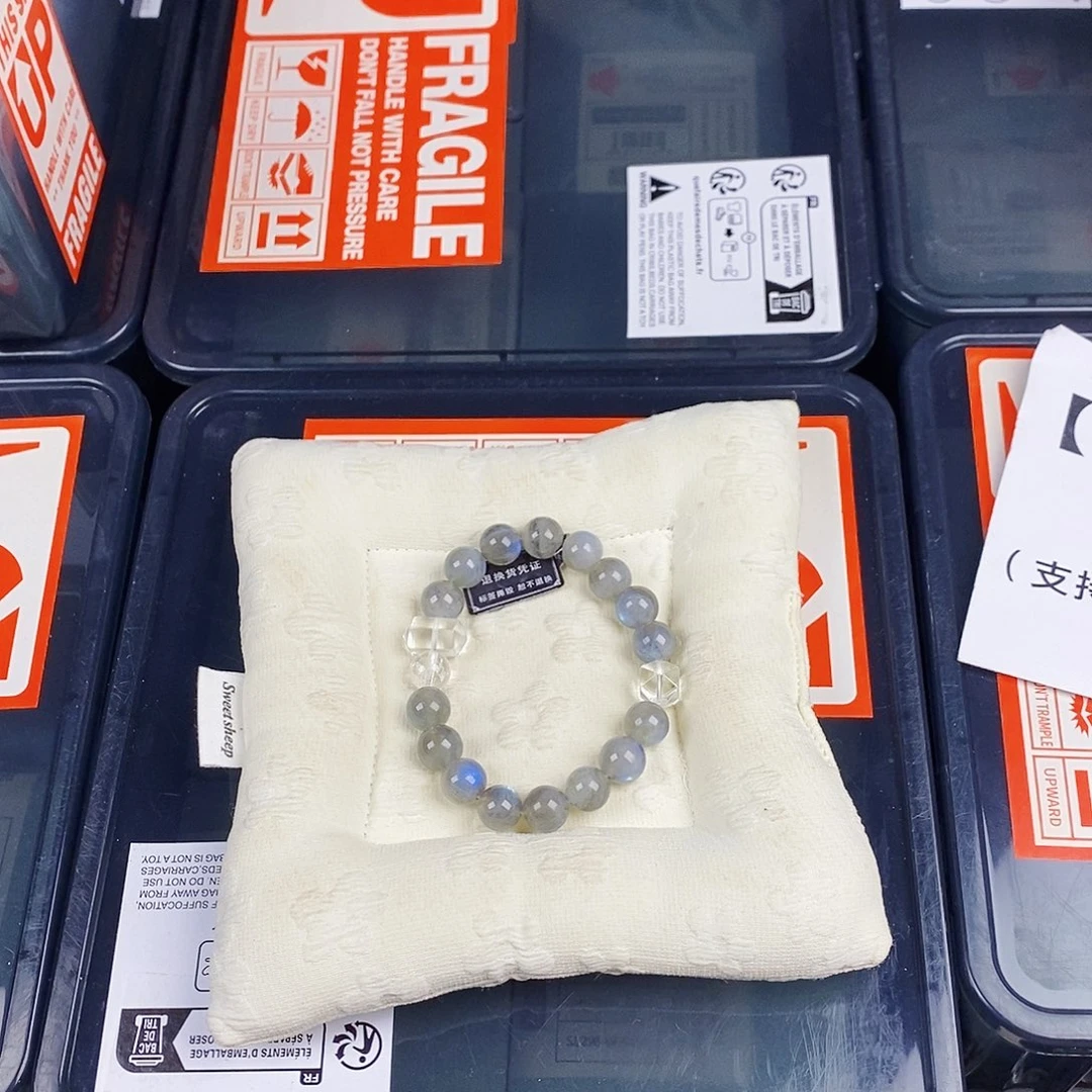 水晶手链银S925镶嵌