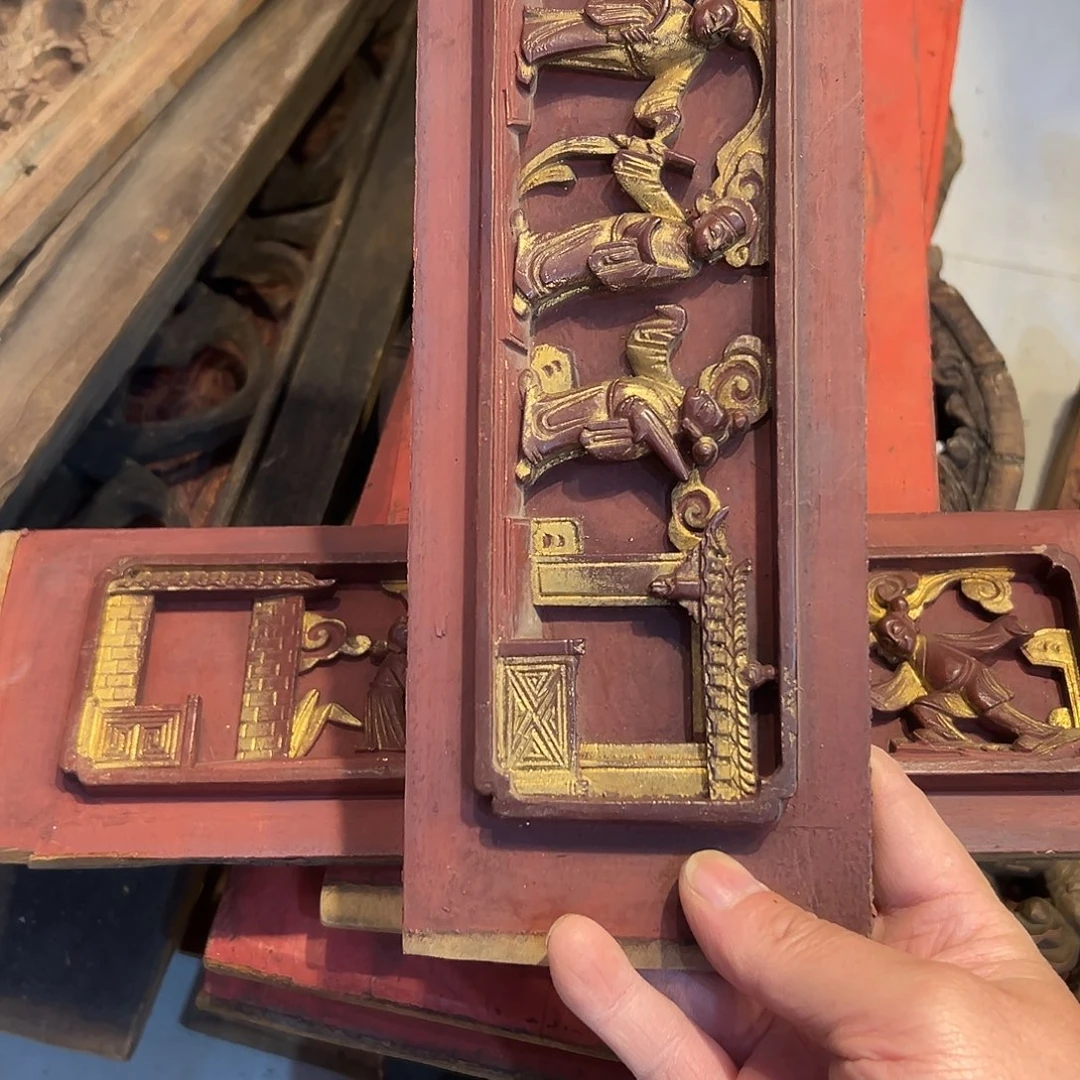 用***0香榧木老木雕花板