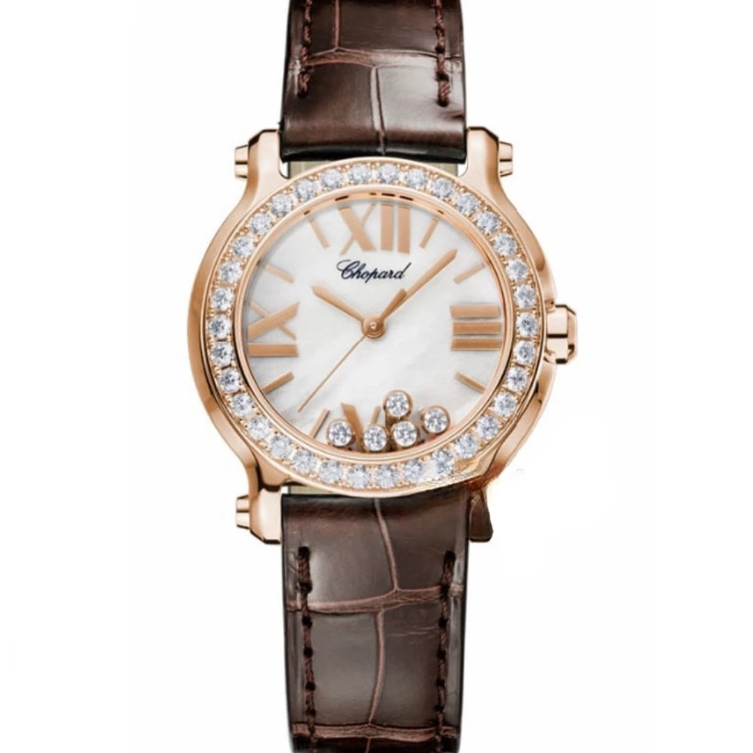 99新 Chopard/萧邦 快乐钻系列274189-5005石英30盘